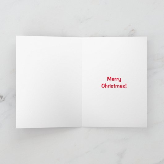 漫画おもしろいの子供たちがクリスマスを閉じる シーズンカード (内部)