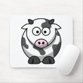 漫画おもしろいの牛かわいい動物 マウスパッド (マウス)