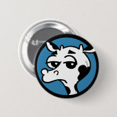 漫画おもしろいの牛の丸ボタン 缶バッジ (正面&裏面)