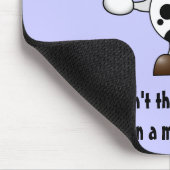 漫画おもしろいの牛はマウスが上にあるべきでない マウスパッド (コーナー)