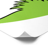 漫画おもしろいの犬の猫と鶏の犬小屋 ポスター (角)