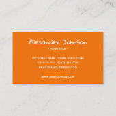 漫画おもしろいの猫のコラージュのビジネスカラフルカード 名刺 (裏面)