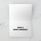 漫画おもしろいの馬の挨拶状 カード (内部)