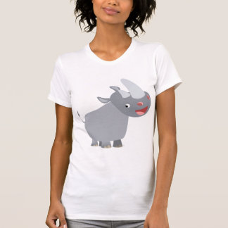 漫画おもしろいのRhino女性のTシャツ Tシャツ