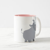 漫画おもしろいのRhino Mug ツートーンマグカップ (正面右)