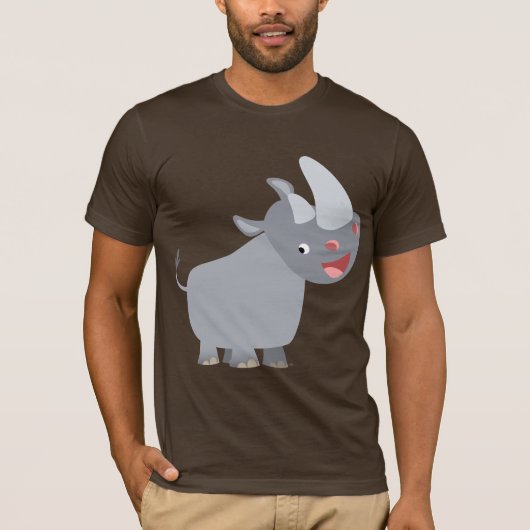 漫画おもしろいのRhino Tシャツ (正面)