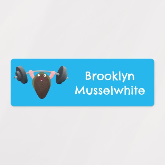 漫画おもしろいを作り上げパーソナライズされたる ラベル (デザイン2)