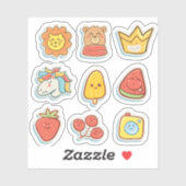 漫画おもしろいカラフルシール シール (シート)