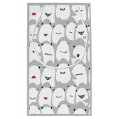 漫画おもしろいサメ スモールペーパーバッグ (裏面)