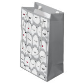 漫画おもしろいサメ スモールペーパーバッグ (裏面アングル)