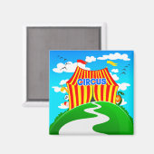 漫画おもしろいサーカス、磁石 マグネット (正面/裏面)