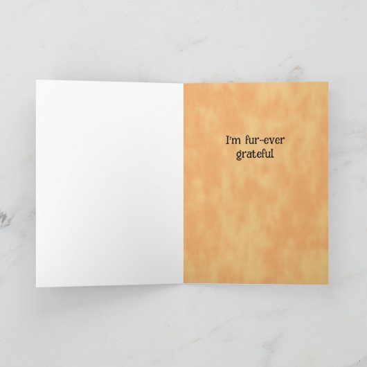 漫画おもしろいシーズー（犬）Tzu犬パンありがとう カード (内部)