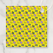 漫画おもしろいスーパーヒーロースターレッドブルーギフトラベル フェイバータグ (裏面)