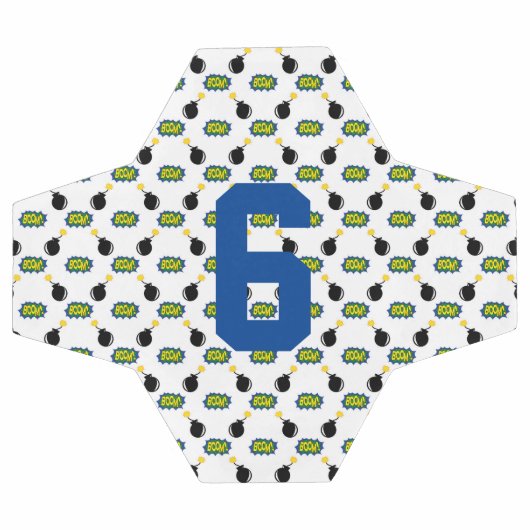 漫画おもしろいス頭が切れるスーパーヒーローブーム爆弾時代 サッカーボール (フラット)