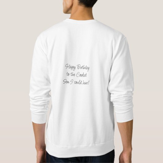 漫画おもしろいタコ遊のギター スウェットシャツ (裏面)