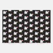 漫画おもしろいチキン誕生日 ラッピングペーパーシート (正面3)