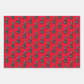 漫画おもしろいチキン誕生日 ラッピングペーパーシート (正面2)