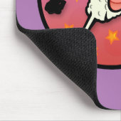 漫画おもしろいディスコ寿司グラフィックマウスパッド マウスパッド (コーナー)