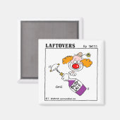 漫画おもしろいピエロワインテイスティングパーティーの好意 マグネット (正面/裏面)