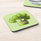 漫画おもしろいブロッコリー コースター (左側)