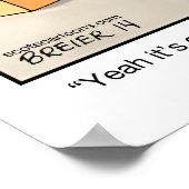 漫画おもしろいポスター – 保険計理人 ポスター (角)