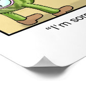 漫画おもしろいポスター – 種なしスイカ ポスター (角)