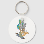 漫画おもしろいマンパニックズ買トイレ紙 キーホルダー (正面)