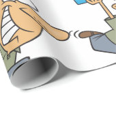 漫画おもしろいマンパニックズ買トイレ紙 ラッピングペーパー (ロールコーナー)