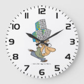 漫画おもしろいマンパニックズ買トイレ紙 ラージ壁時計 (正面)