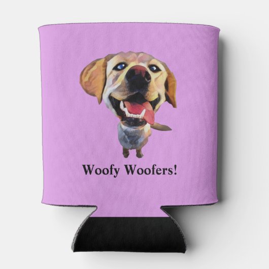 漫画おもしろいラブラドールリトリバークーラーボックス 缶クーラー (裏面)