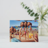 漫画おもしろい休暇 ポストカード (スタンド正面)