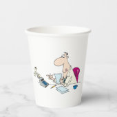 漫画おもしろい会計事務所ユーモア 紙コップ (正面)