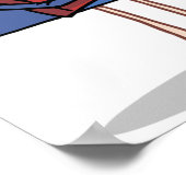 漫画おもしろい先生歓迎新学期 ポスター (角)