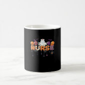 漫画おもしろい幽霊ナース – ホットナースハロウィーンOu コーヒーマグカップ (中央)