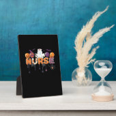 漫画おもしろい幽霊ナース – ホットナースハロウィーンOu フォトプラーク (側面)