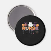 漫画おもしろい幽霊ナース – ホットナースハロウィーンOu マグネット (正面/裏面)