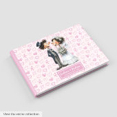 漫画おもしろい新郎新婦のゲストブック ゲストブック