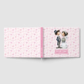 漫画おもしろい新郎新婦のゲストブック ゲストブック (全面)