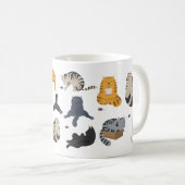 漫画おもしろい猫 コーヒーマグカップ (正面右)