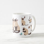 漫画おもしろい猫 コーヒーマグカップ (正面右)