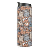 漫画おもしろい猫 タンブラー (回転右)