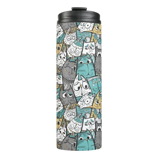 漫画おもしろい猫 タンブラー (正面)