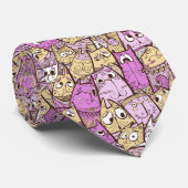 漫画おもしろい猫 ネクタイ (ロール)