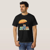 漫画おもしろい猫 Tシャツ (正面フル)
