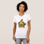 漫画おもしろい猫Aホール愛の多く!Tシャツ Tシャツ (正面フル)