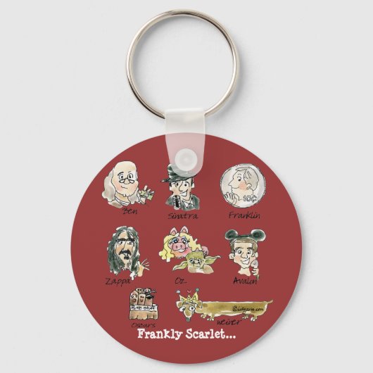 漫画おもしろい率直に緋色のキーホルダー キーホルダー (正面)