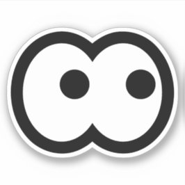 漫画おもしろい眼球ビニール シール