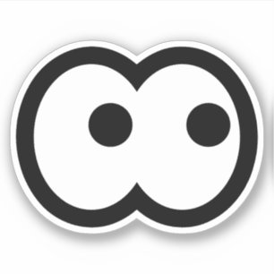 漫画おもしろい眼球ビニール シール