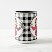 漫画おもしろい美容師スタイリストのクリスマスプレゼント マグカップ (中央)