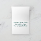 漫画おもしろい誕生日グリーティングカード カード (内部)